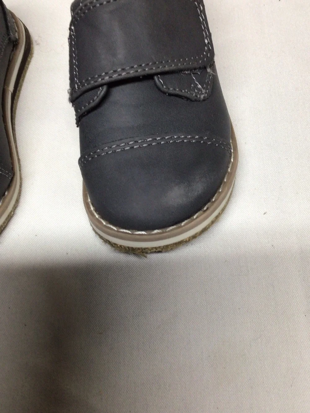 Cat & Jack Black Kids Dress Shoes with Tan Soles